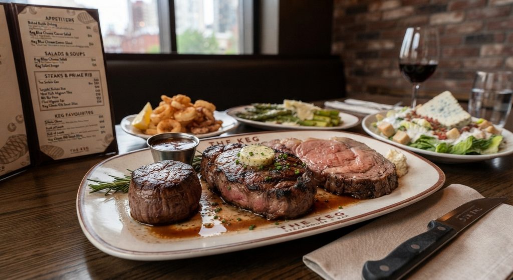 Steaks and Prime Rib at The Keg Calgary 4th Avenue