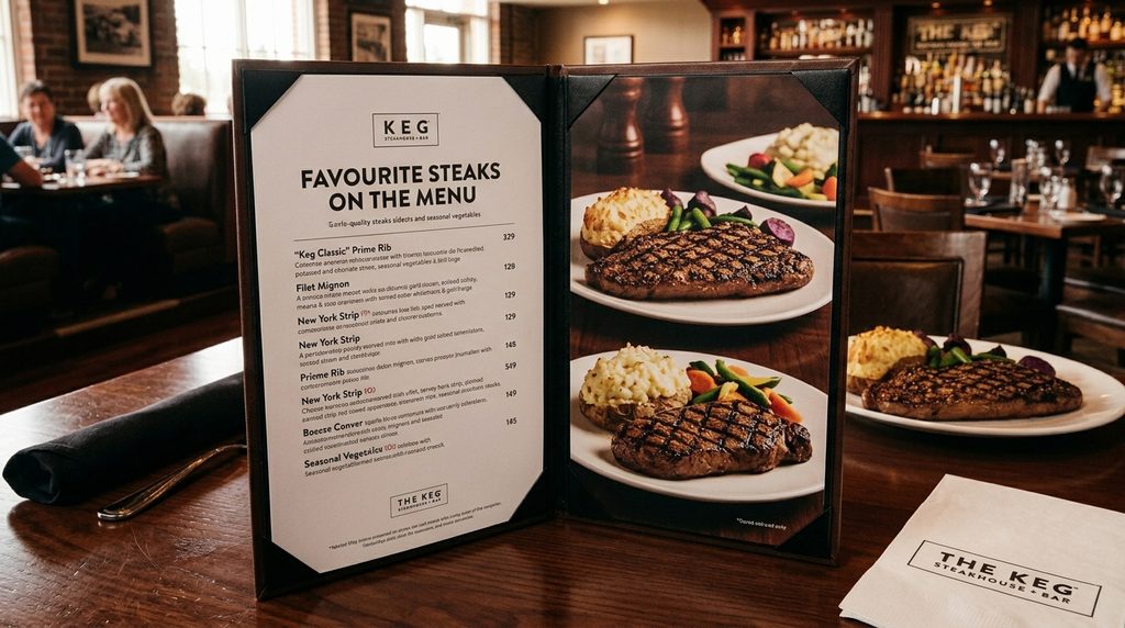 The Keg Victoria Saanich Menu